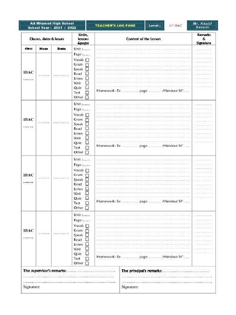 Record Book Sample | PDF