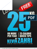 Download 25 Calorie Savings Tips by kevin zahri  by Mohanesh SN91956380 doc pdf