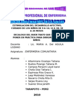 Desarrollo Afectivo y Cuidados Del Niño de 9 A 12 Meses