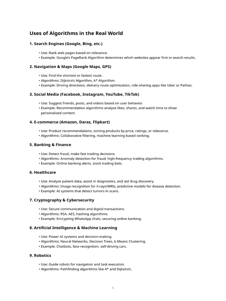 Real World Algorithms | PDF