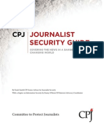 Journalist Security Guide . CPJ (Last Edition)
