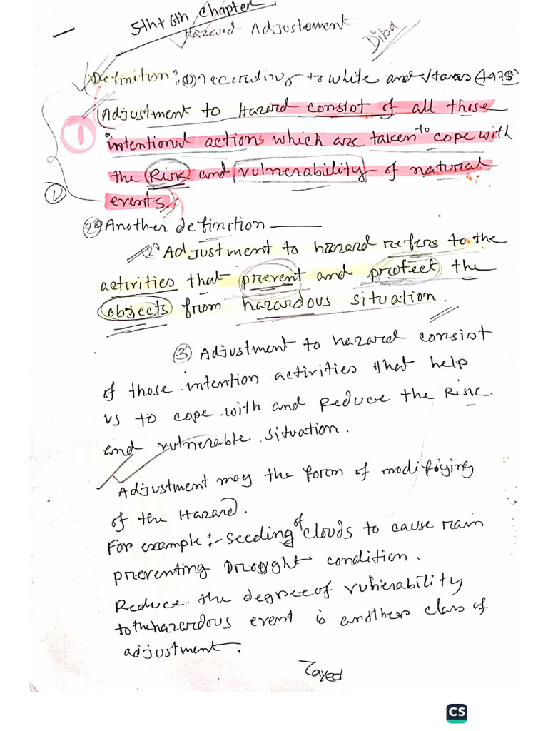 310 3 Hazard Adjustment | PDF