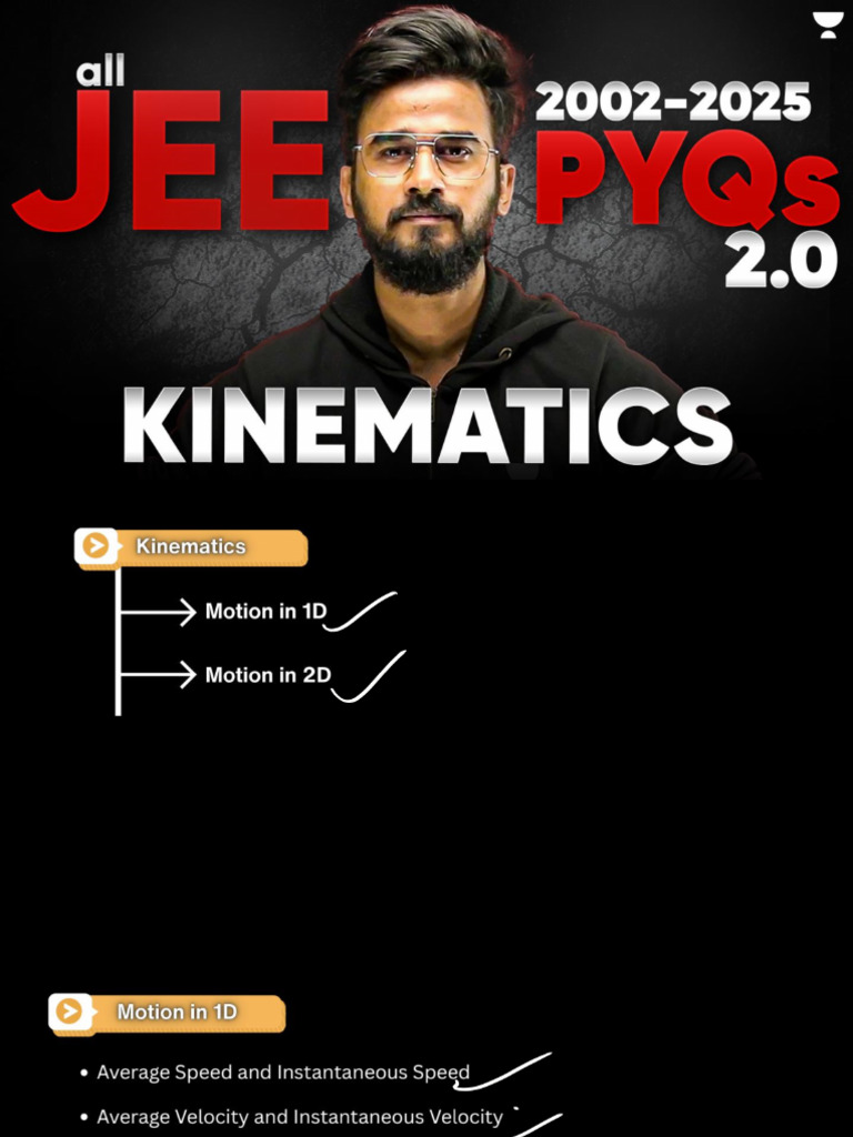 Kinematics - All JEE Main - Session Notes | PDF