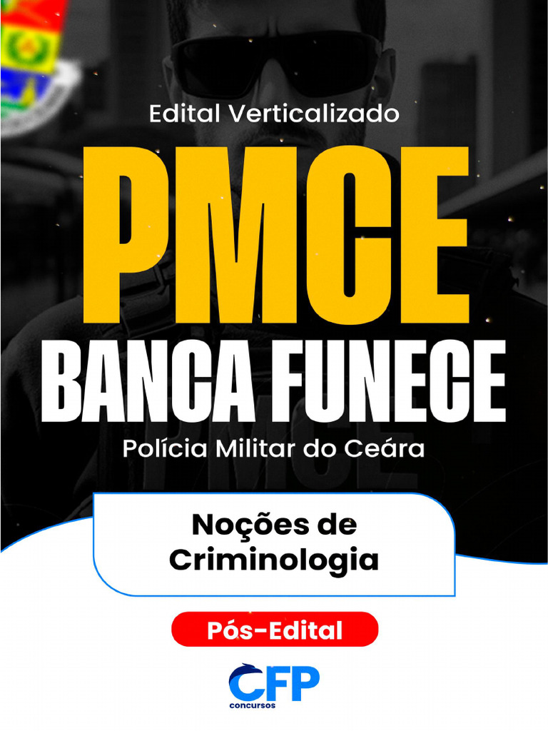 (G) PDF Rápido de Estudos Noções de Criminologia PMCE Funece Pós Edital ...
