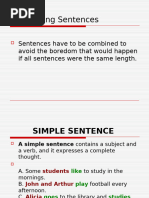 Complex and Compound Sentences Guide | PDF | Cooking, Food & Wine
