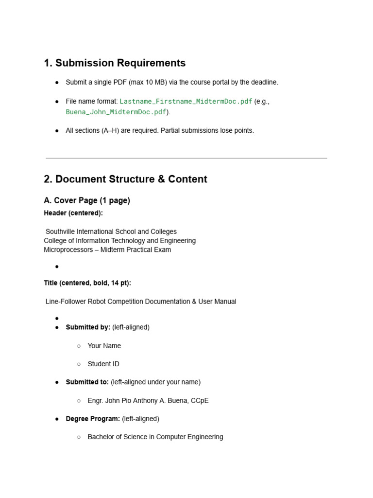 Line-Follower Robot Documentation Guide | PDF | Arduino | Electrical ...