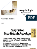 noções de arquivologia