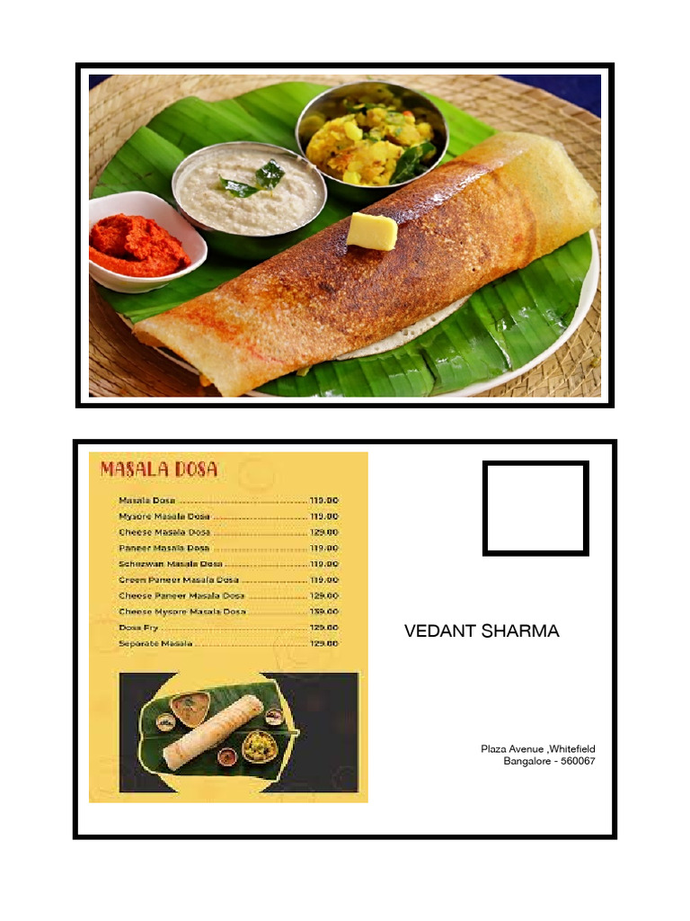 Dosa | PDF