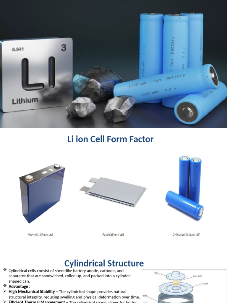 Lithium-Ion Cell Structures Comparison | PDF | Lithium Ion Battery ...
