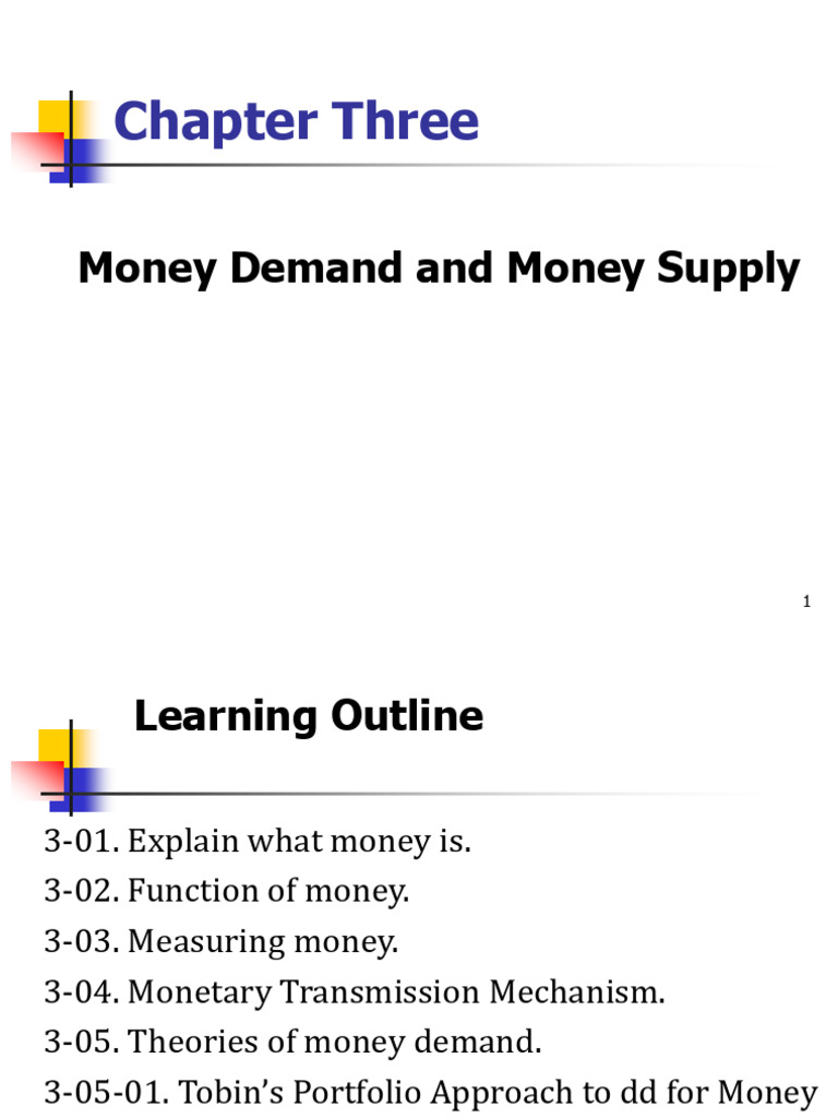 Understanding Money Demand and Supply | PDF | Money Supply | Money