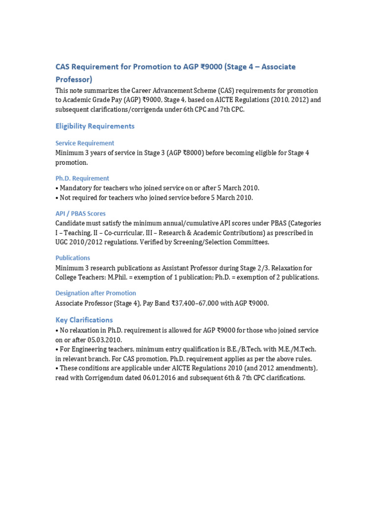 CAS AGP9000 Requirements Summary | PDF