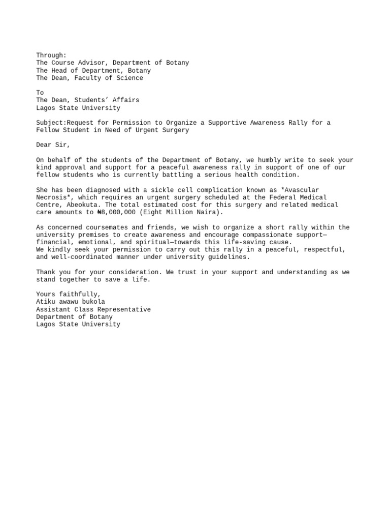 Request For Rally | PDF