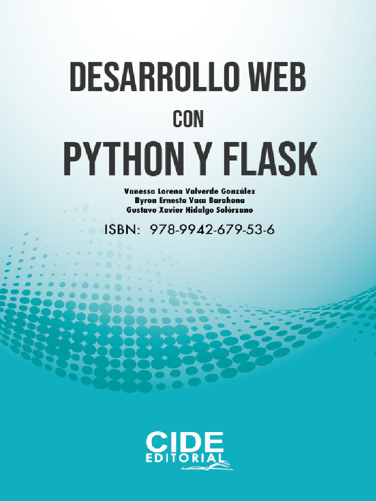 Desarrollo web con Python y Flask | PDF | Python (lenguaje de ...