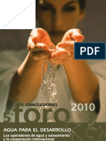 Conclusiones 5 FORO Fundacion CYII