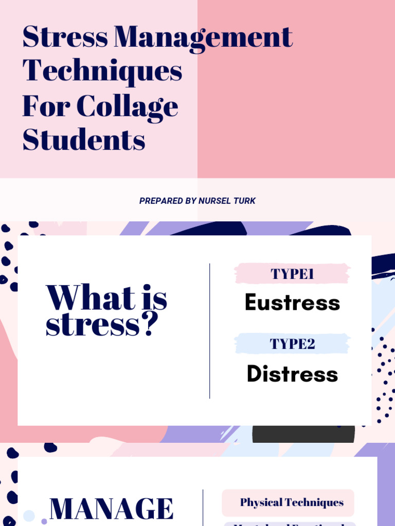 Stress Management Techniques for Students | PDF