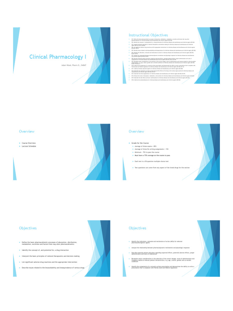 Lecture+1+ +ID+and+Misc+Agents | PDF | Penicillin | Pneumonia