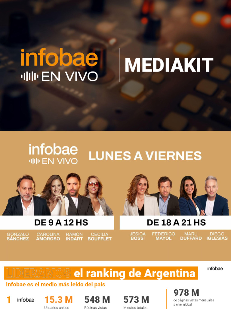 Infobae: Estadísticas y Alcance 2025 | PDF | Internet | Sitios web