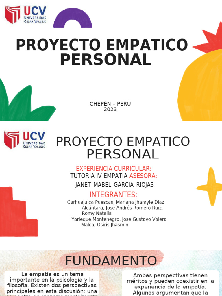Fomentando la Empatía en Relaciones Personales | PDF | Empatía | Las ...