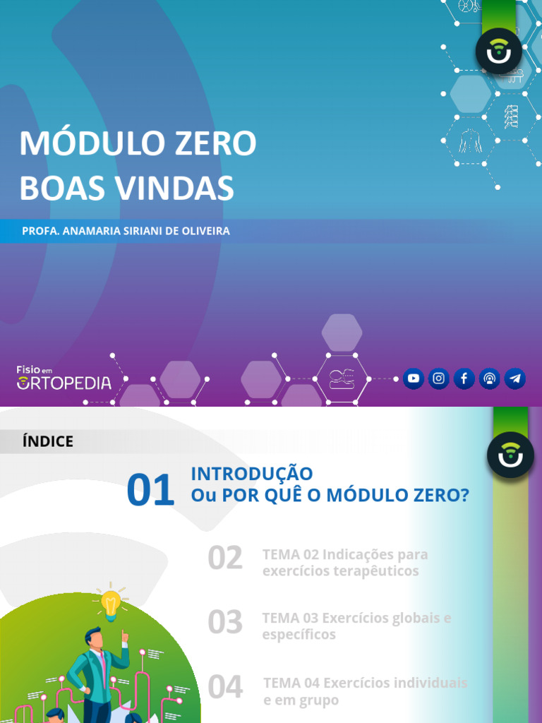 Introdução ao Módulo Zero em Fisioterapia | PDF | Fisioterapia ...