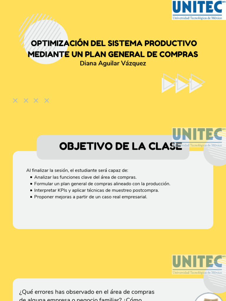 Plan de Compras para Optimizar Producción | PDF | Presupuesto | Logística