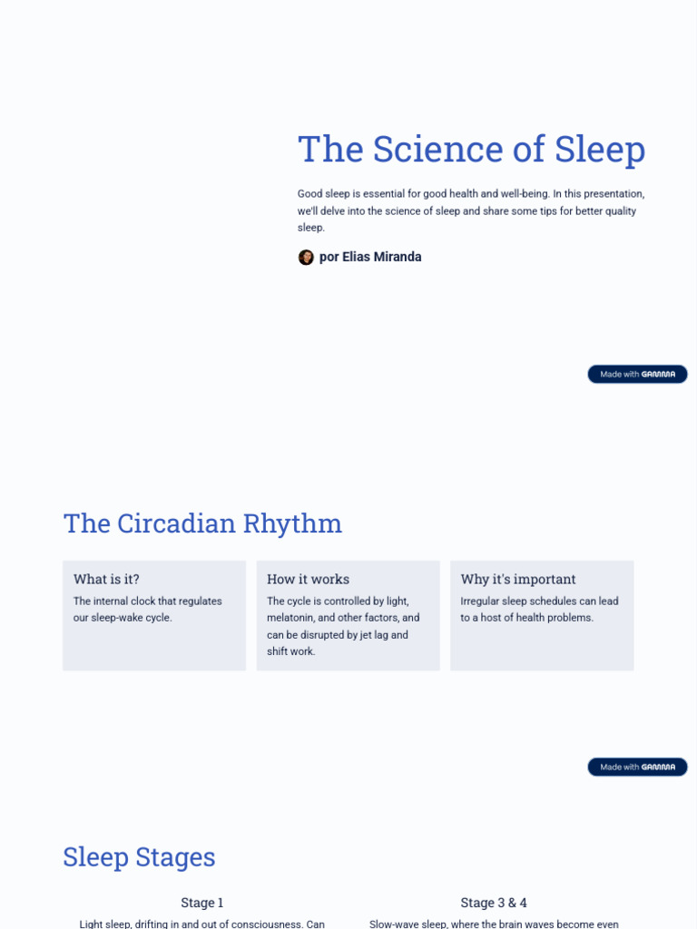 The-Science-of-Sleep | PDF | Sleep | Sleep Disorder