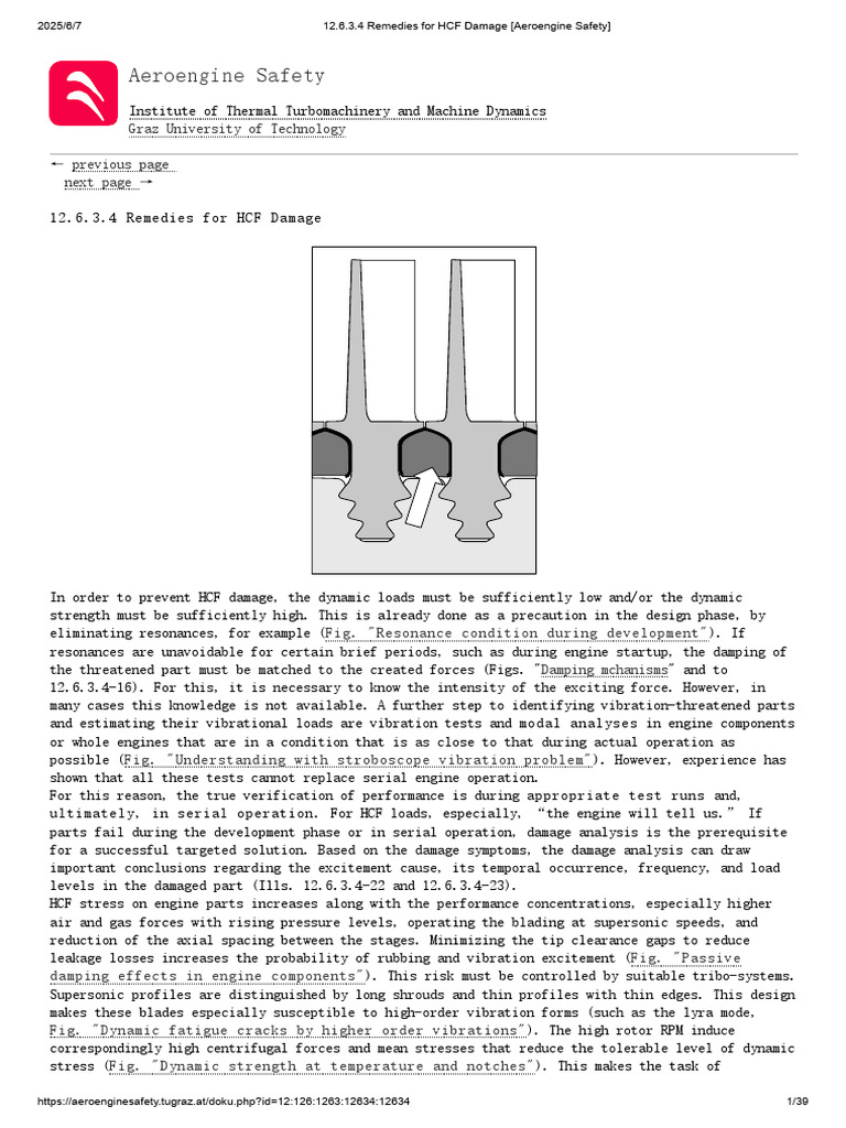 12.6.3.4 Remedies For HCF Damage (Aeroengine Safety) | PDF | Fatigue ...