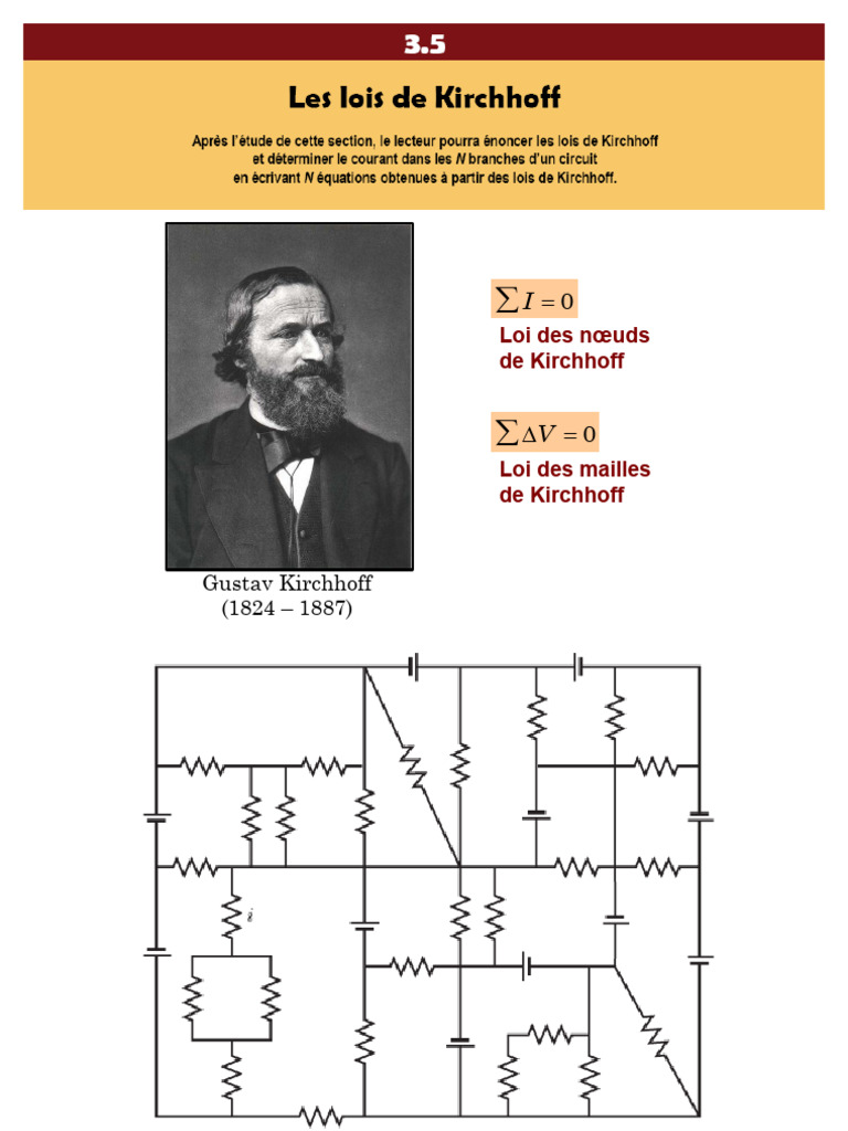 Méthode de Kirchhoff en Électricité | PDF | Ingénierie informatique ...