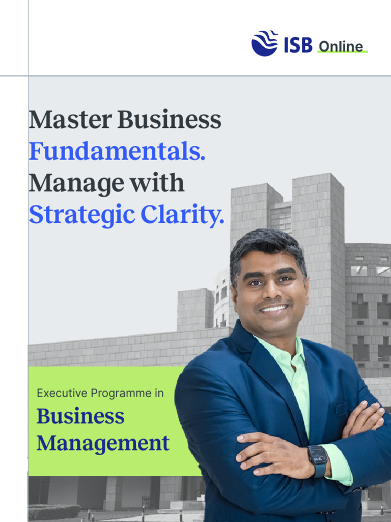 Executive Programme in Business Management | PDF | Strategic Management ...