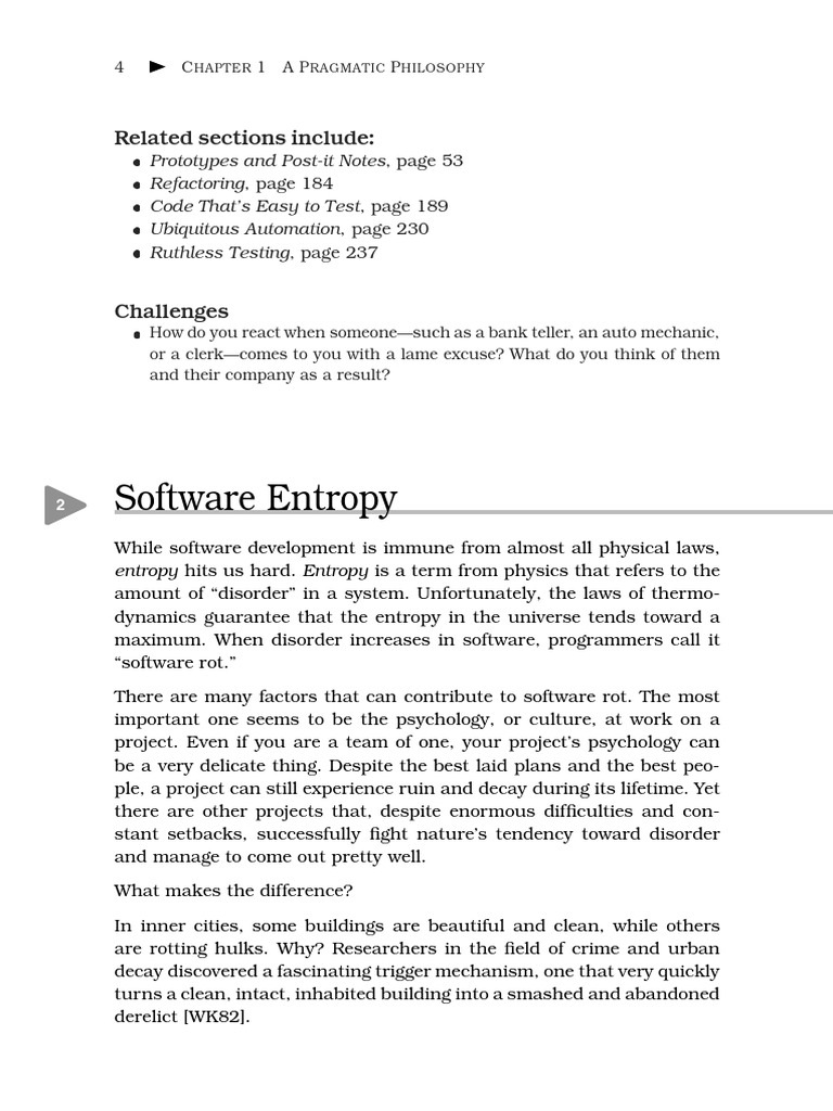 Managing Software Entropy Effectively | PDF