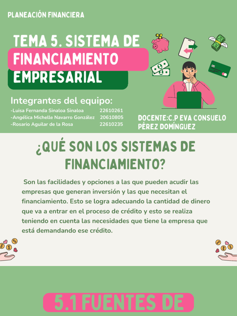 Fuentes y Estrategias de Financiamiento Empresarial | PDF ...
