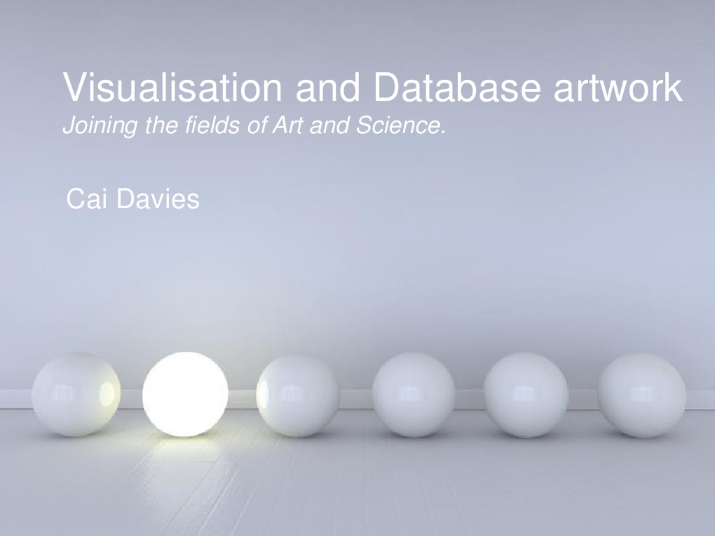 Art and Science in Data Visualization | PDF