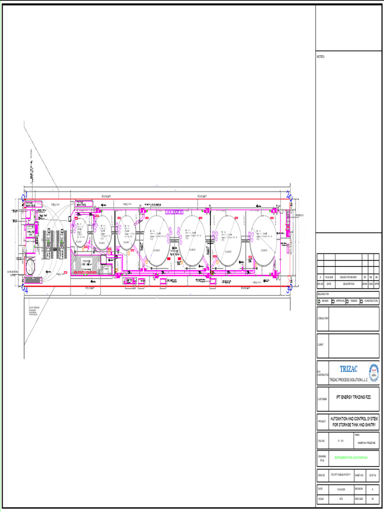 Instrumentation Location Plan for Tanks | PDF
