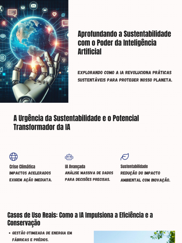 Aprofundando A Sustentabilidade Com o Poder Da Inteligencia Artificial ...