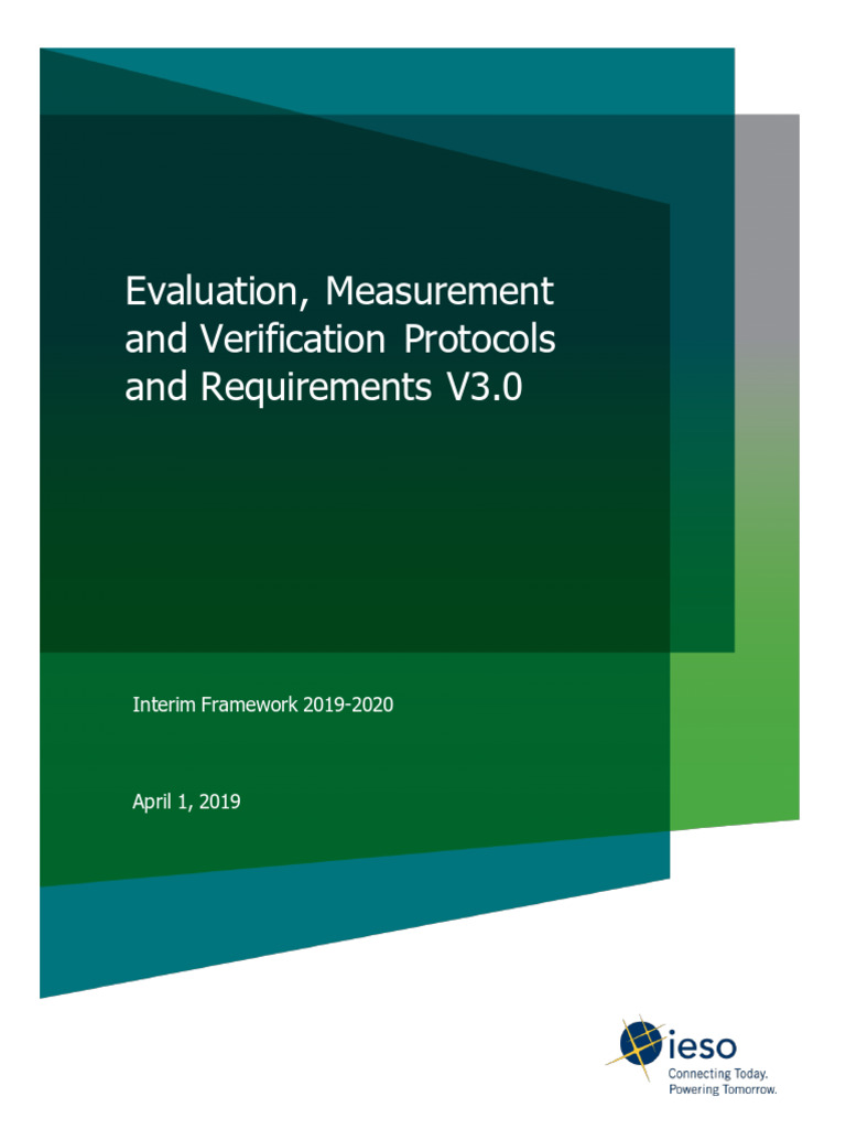 EM&V Protocols and Requirements V3.0 | PDF | Evaluation | Program ...