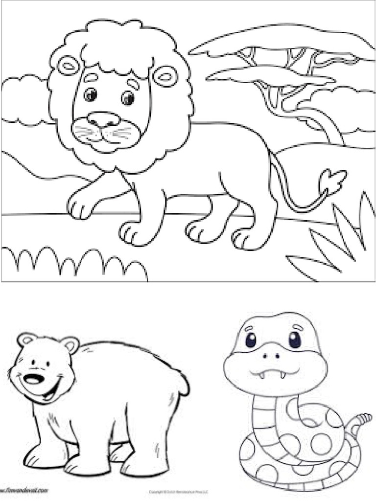 Animals Coloring | PDF