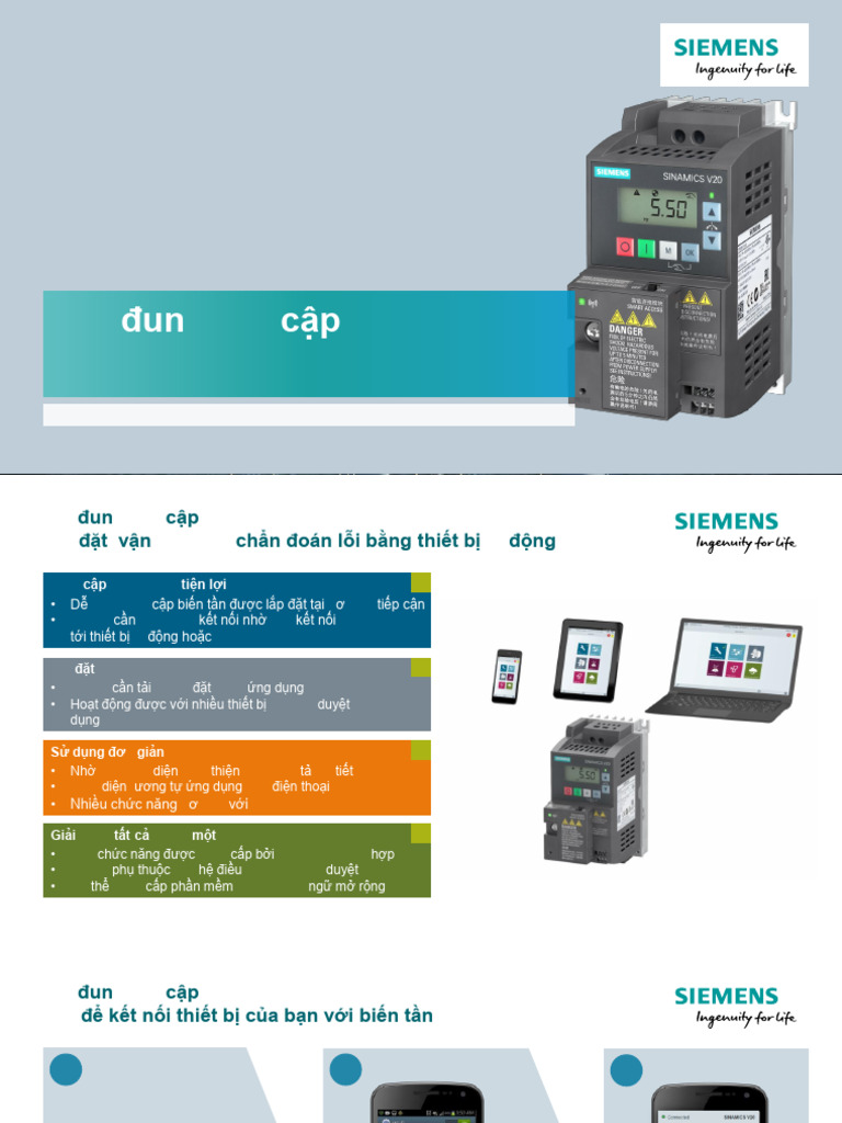 SINAMICS G120 Smart Access Module VN Final Original | PDF
