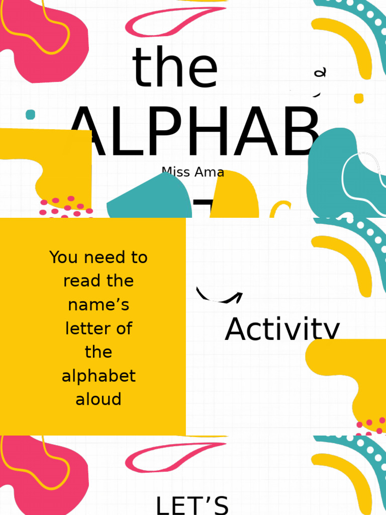 Alphabet - Days of The Week | PDF