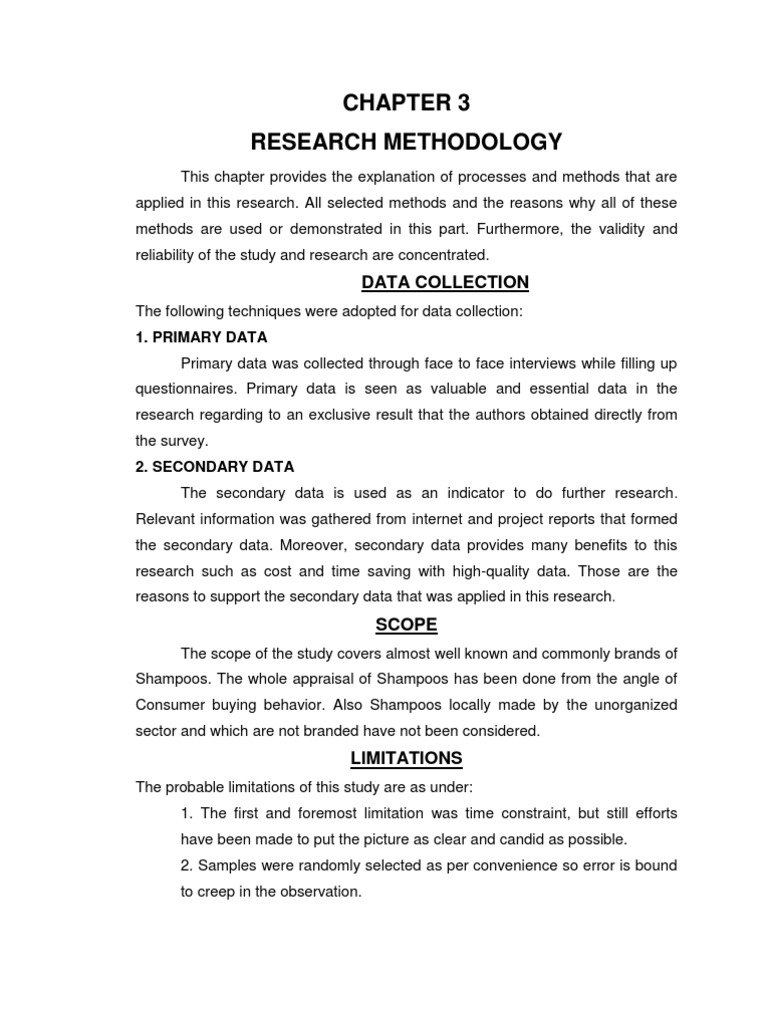 Research Methodology: Data Collection | PDF | Survey Methodology ...