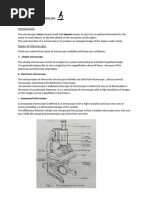 Labeled Diagram of a Compound Microscope | PDF
