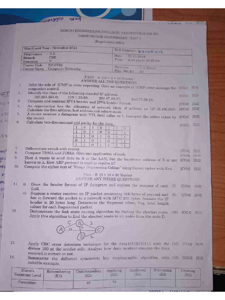 Cat Question Paper | PDF