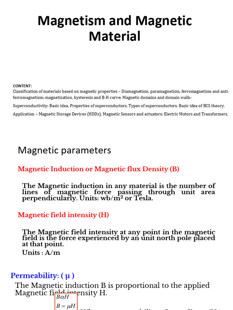 Understanding Magnetism and Superconductors | PDF | Ferromagnetism ...
