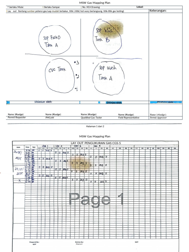 MSW Gas Mapping Plan Overview | PDF