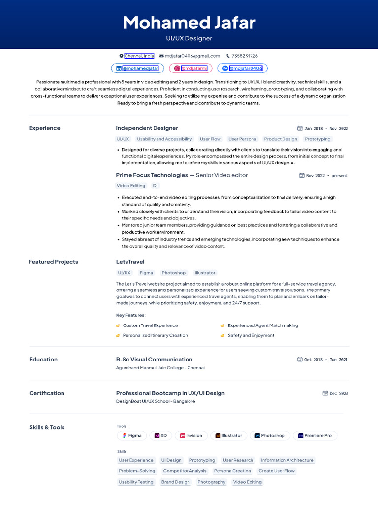 Naukri MohamedJafar (2y 0m) | PDF | User Interface Design | Human ...
