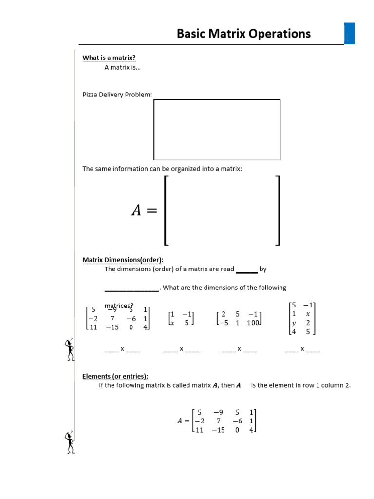 1 Basicmatrixoperations | PDF