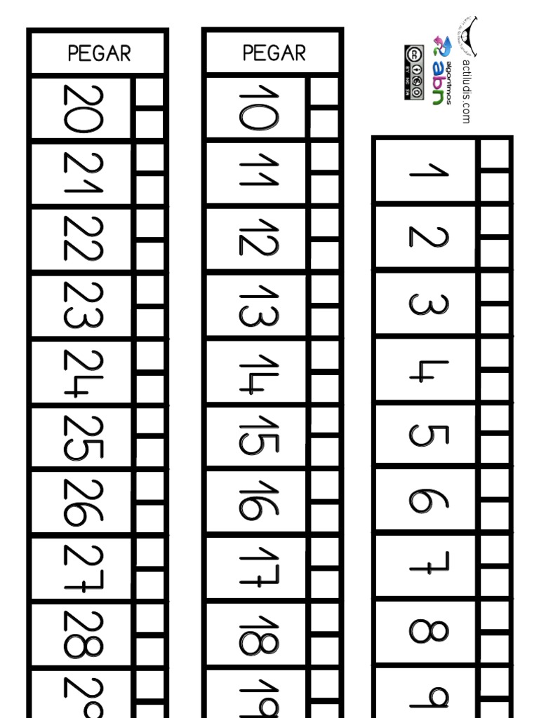 Recta Numerica Horizontal Pdf