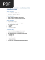 Structuring a 9 Mark Business Answer | PDF | Educational Assessment And ...