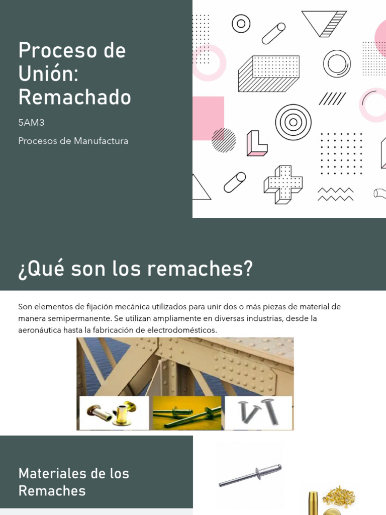 Remachado Merged | PDF | Remache | Tornillo