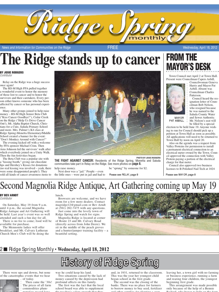 Relay on the Ridge Success Report | PDF | Retirement | Pension