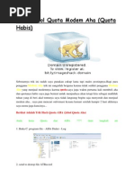 Download Cara Jebol Quota Modem Aha by Tsalits Taufiqillah SN91974626 doc pdf