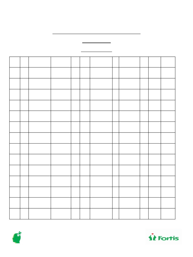 Rorschach Structural Summary Template | PDF